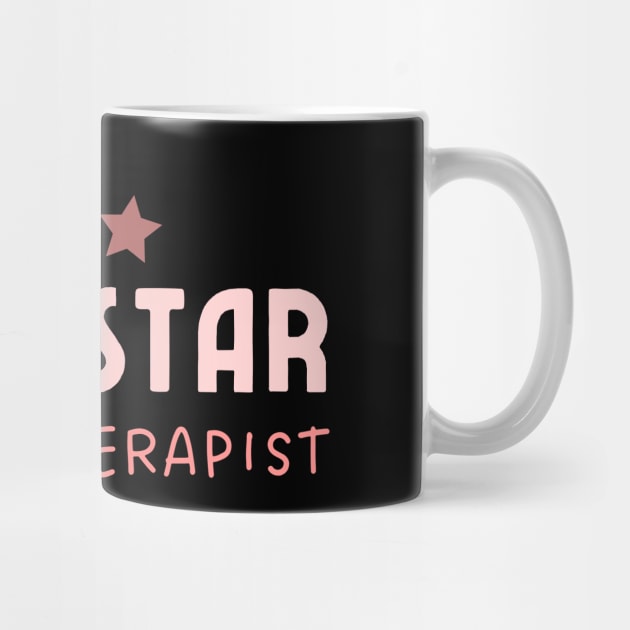 Speech Therapist Superstar – Typography – Peach by bumpyroadway08